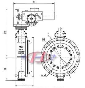 電動伸縮蝶閥 (配DZW系列執(zhí)行器)